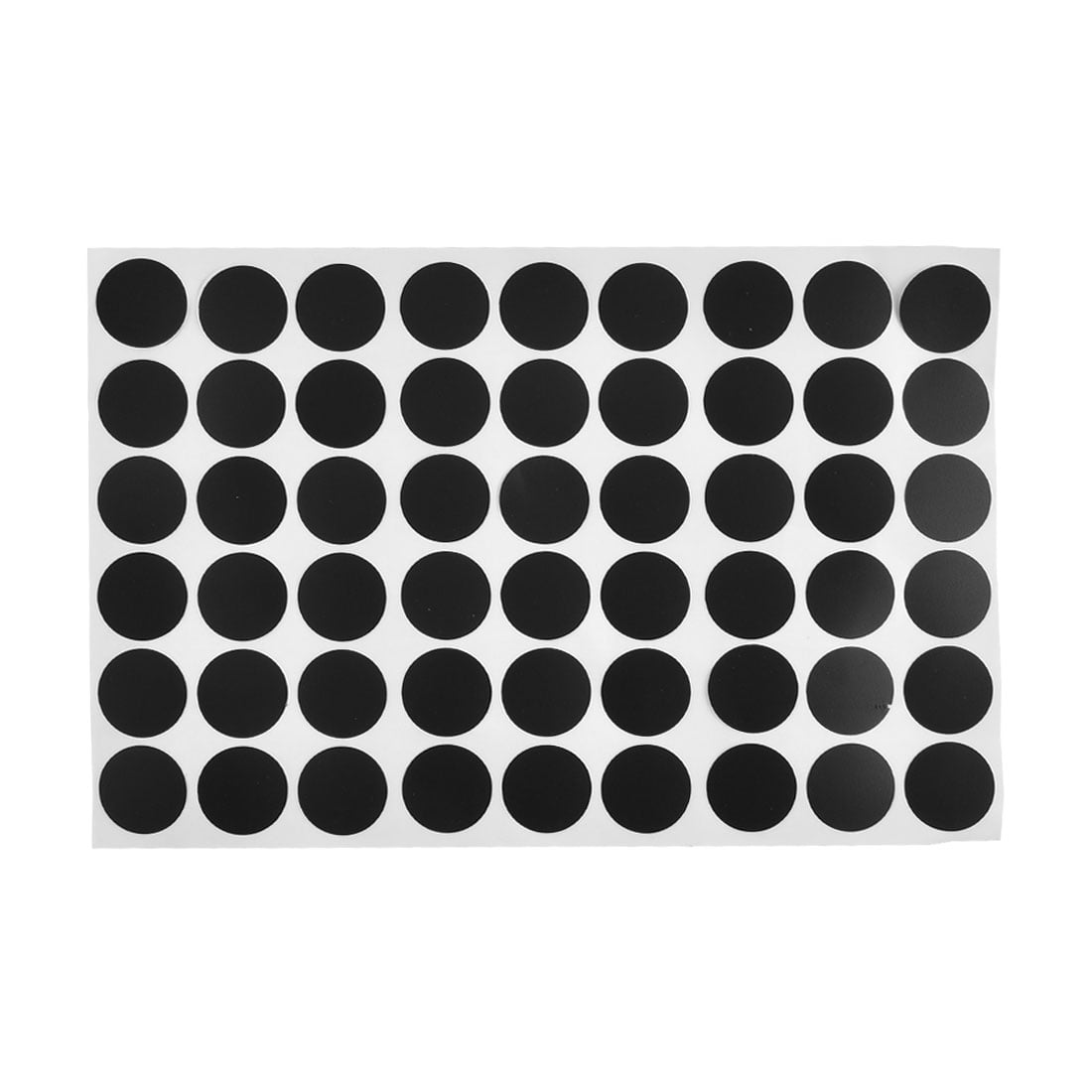 VictorsHome Self-Adhesive Screw Hole Stickers PVC Cover Caps Dustproof for Wooden Furniture Cabinet 21mm 2 Sheets//108 Pcs Black
